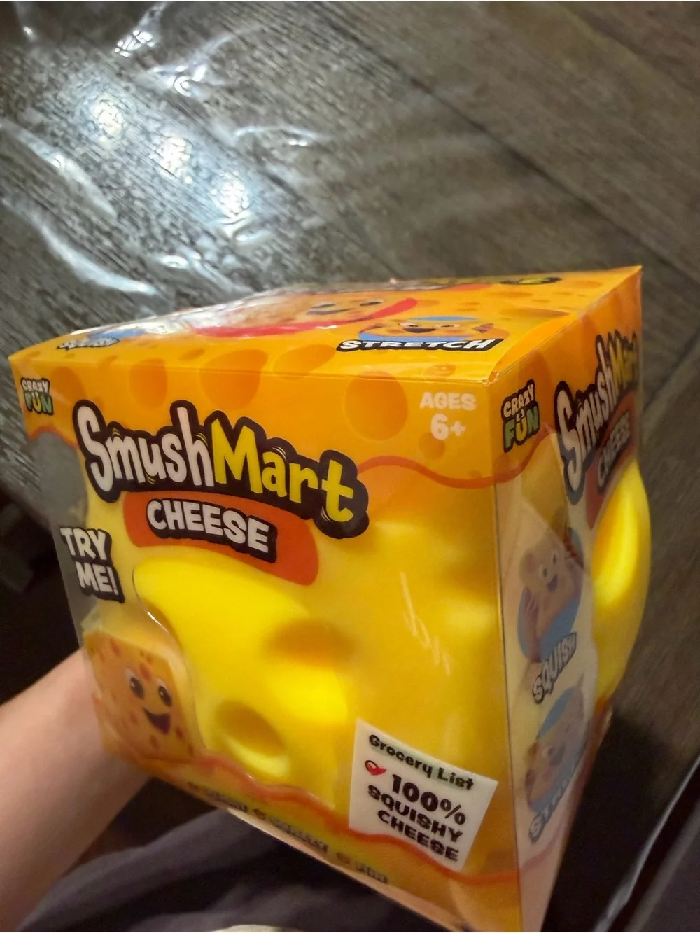 Crazy fun cheese squishy